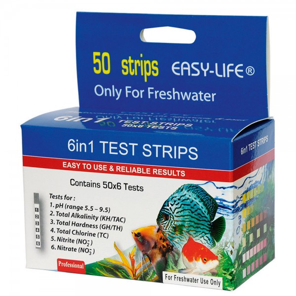 Easy Life 6in1 Test Strips Wasserwerte Teststreifen