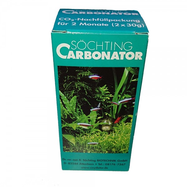 Söchting Carbonator Bio Co2 Düngung Nachfüllpackung 2x30g