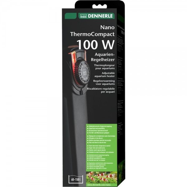 Dennerle Nano ThermoCompact Aquarien-Regelheizer 100W
